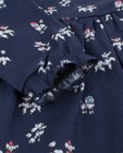 Chemises - Nachtblauwe blouse met poedelprint