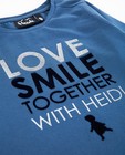 T-shirts - Blauwe longsleeve Heidi