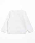 Sweaters - Witte sweater met opschrift BESTies