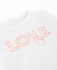 T-shirts - Oudroze longsleeve met print BESTies