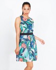 Gladde jurk met tropische print - null - JBC