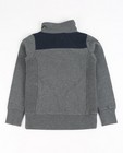 Sweaters - Grijze sweater met sjaalkraag I AM