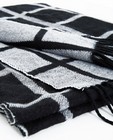 Breigoed - Zwarte geruite sjaal