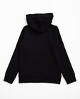 Sweaters - Zwarte hoodie met opschrift