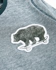 T-shirts - Camel longsleeve met patch