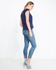 Jeans - Destroyed skinny jeans met parels