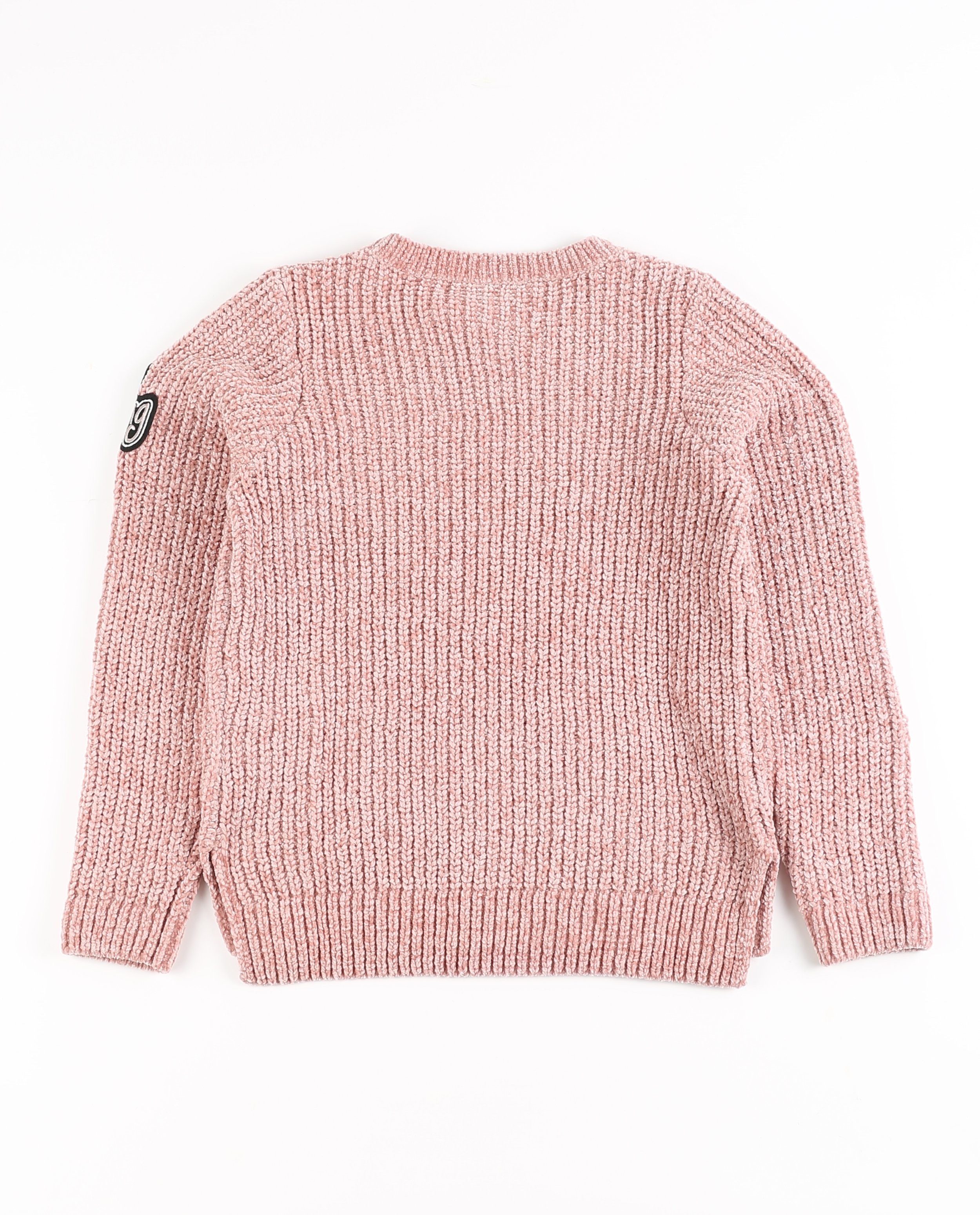 Pulls - Lichtroze velvet sweater BESTies