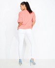 Pantalons - Witte destroyed skinny jeans 