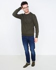 Kaki sweater met reliëfprint I AM - null - I AM