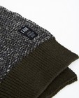 Bonneterie - Écharpe vert tricotée