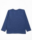 T-shirts - Blauwgrijze longsleeve met print Rox