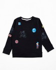 Sweaters - Zwarte sweater met print Wickie