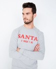 Sweats - Grijze sweater met opschrift