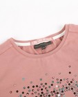 T-shirts - Roze longsleeve met pailletten I AM