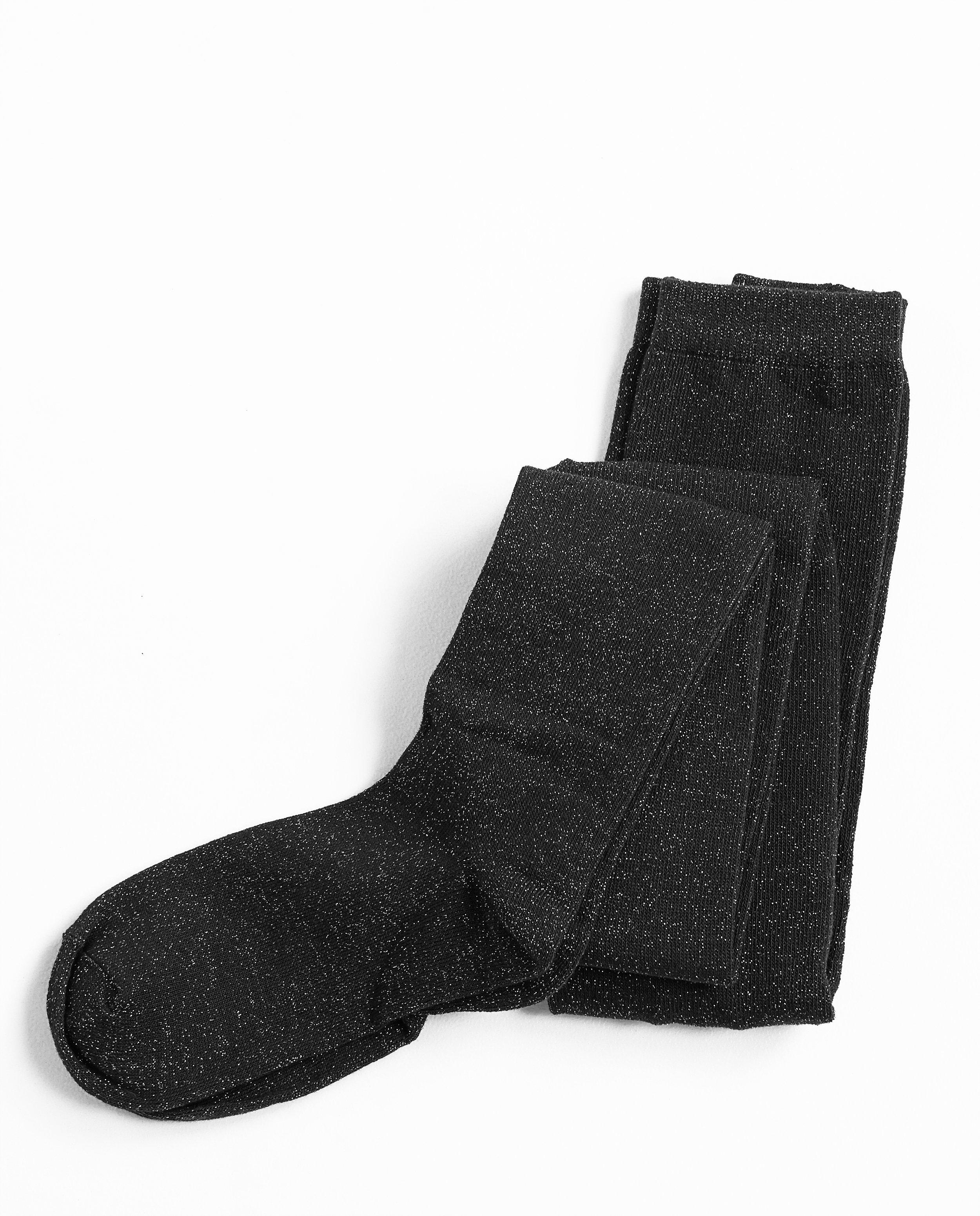 Chaussettes - Collant avec fil métallisé