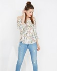 Gele blouse met florale print - null - JBC