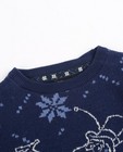 Pulls - Donkerblauwe trui met print Maya