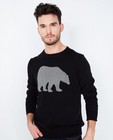 Pulls - Zwarte trui met ijsbeer