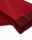 Bonneterie - Écharpe rouge en tricot