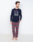 Nachtkleding - Pyjama met kerstprint 