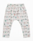 Pyjamas - Lichtgrijze pyjama met kerstprint 