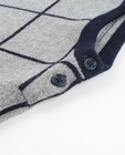 Truien - Grijze trui met ruitenpatroon