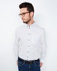Hemden - Wit hemd met microprint