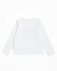 T-shirts - Witte longsleeve met glitter BESTies