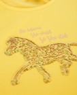 T-shirts - Geel T-shirt van biokatoen I AM