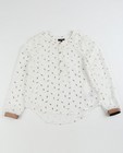 Chemises - Witte blouse met metallic print