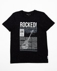 Zwart T-shirt met rock print - null - JBC