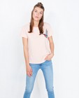 T-shirts - Wit T-shirt met pailletten aardbei