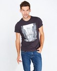 Donkergrijs T-shirt met fotoprint - null - Quarterback