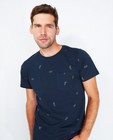 T-shirts - Marineblauw T-shirt met print