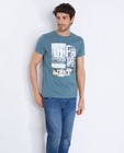 T-shirts - Jadegroen T-shirt met fotoprint