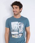 T-shirts - Jadegroen T-shirt met fotoprint