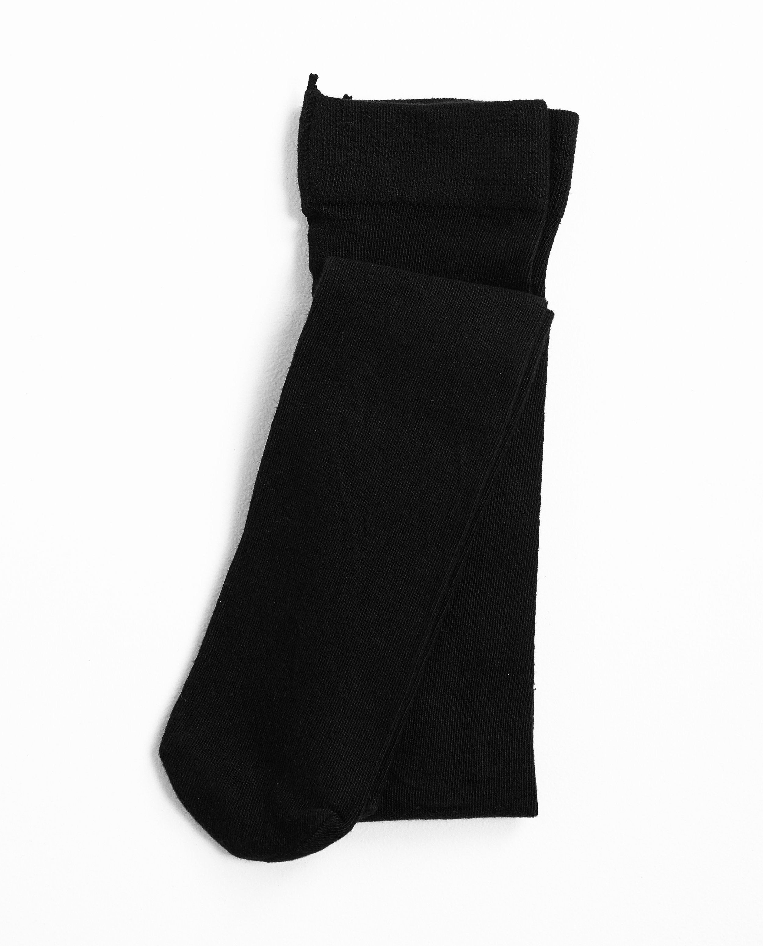 Zwarte kousenbroek - van een stretchy katoenmix - JBC