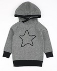 Truien - Zwart-witte hoodie met ster