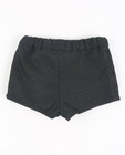Shorts - Zwarte short met reliëf