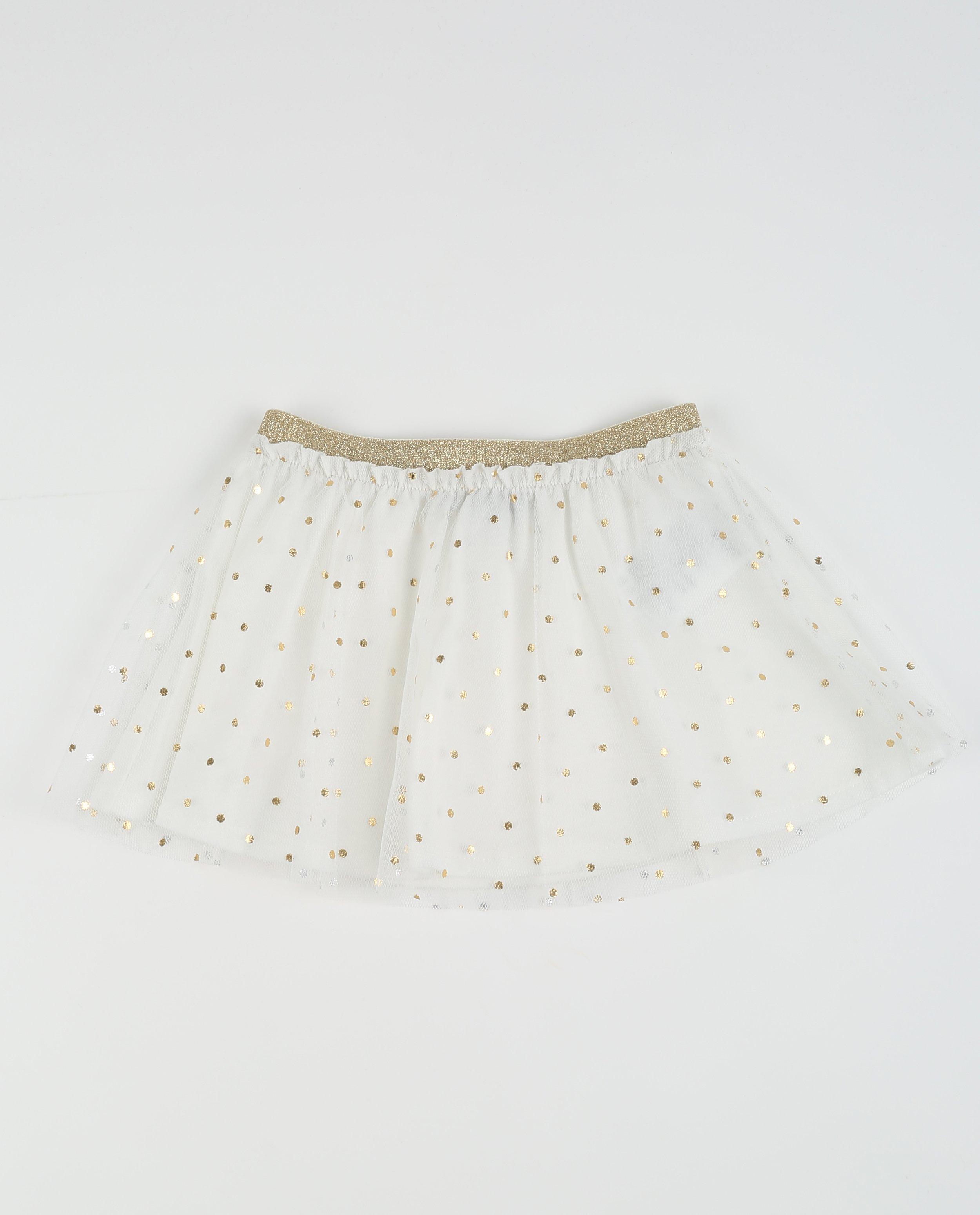 Tule rok met stippenprint - Product Detail - wit - afbeelding nummer 1