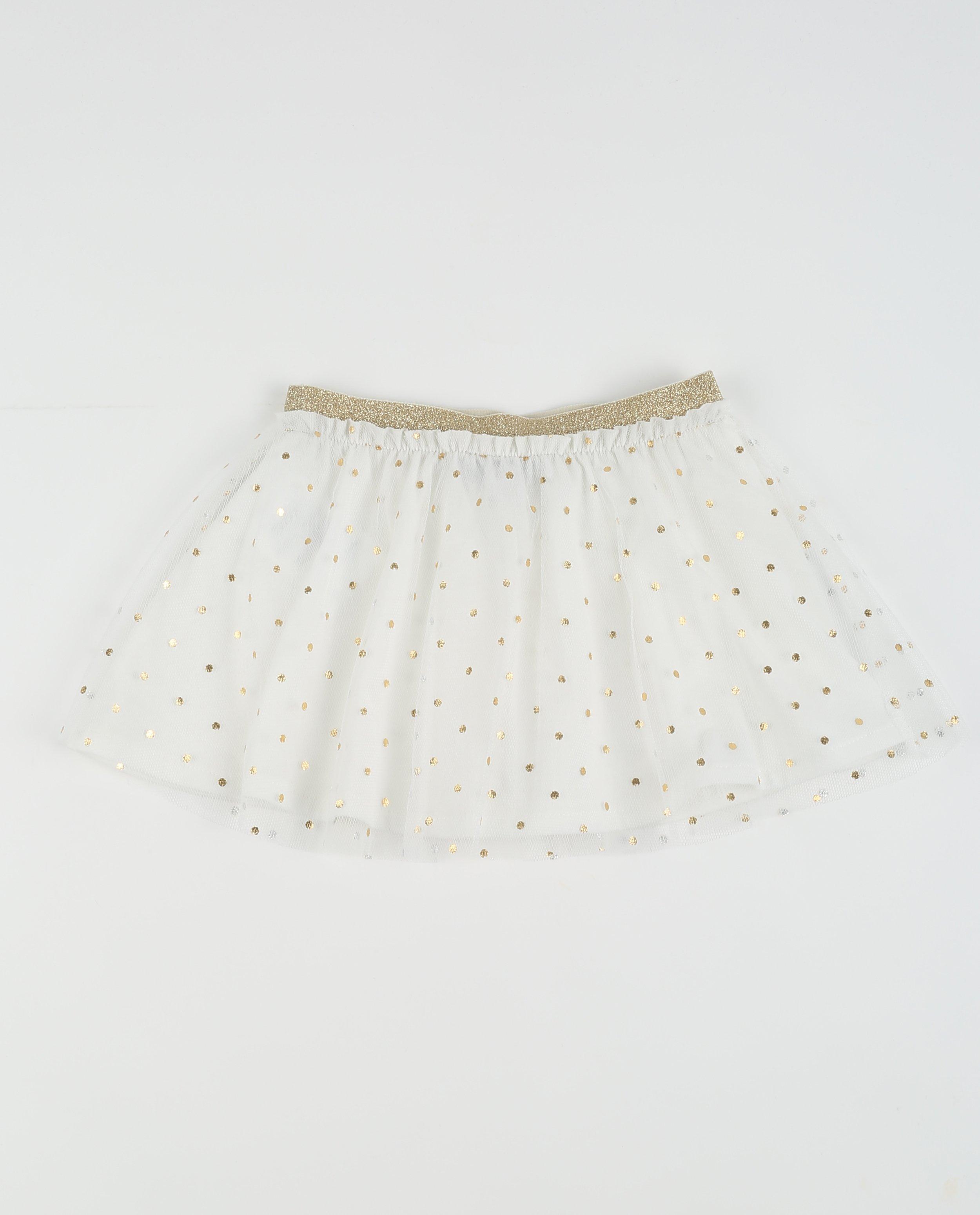 Tule rok met stippenprint - Product Detail - wit - afbeelding nummer 2