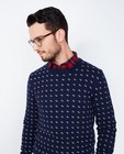 Truien - Donkerblauwe trui met strikjesprint
