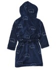 Nachtkleding - Nachtblauwe kamerjas met berenprint