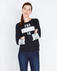 Sweats - Zwarte sweater met pailletten