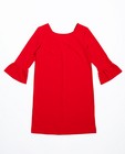 Kleedjes - Rode jurk met trompetmouwen