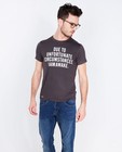 T-shirts - Donkergrijs bamboe T-shirt I AM