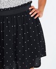 Jupes - Zwarte rok met stippenprint