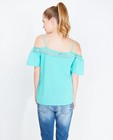 Chemises - Koraalrode off-shoulder blouse