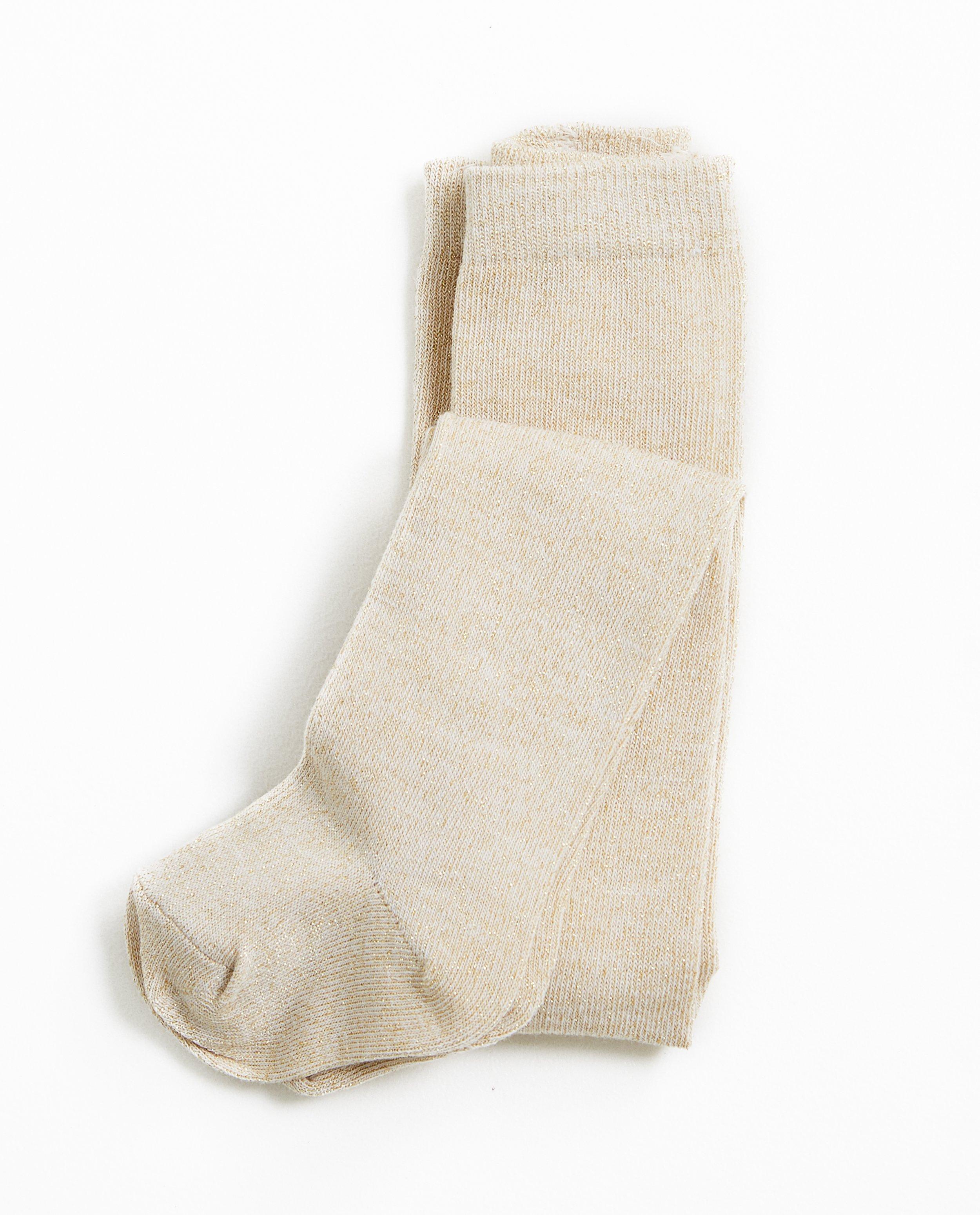 Beige kousenbroek, baby - stretch - JBC