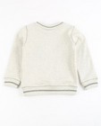 Sweats - Lichtgrijze sweater met print Samson